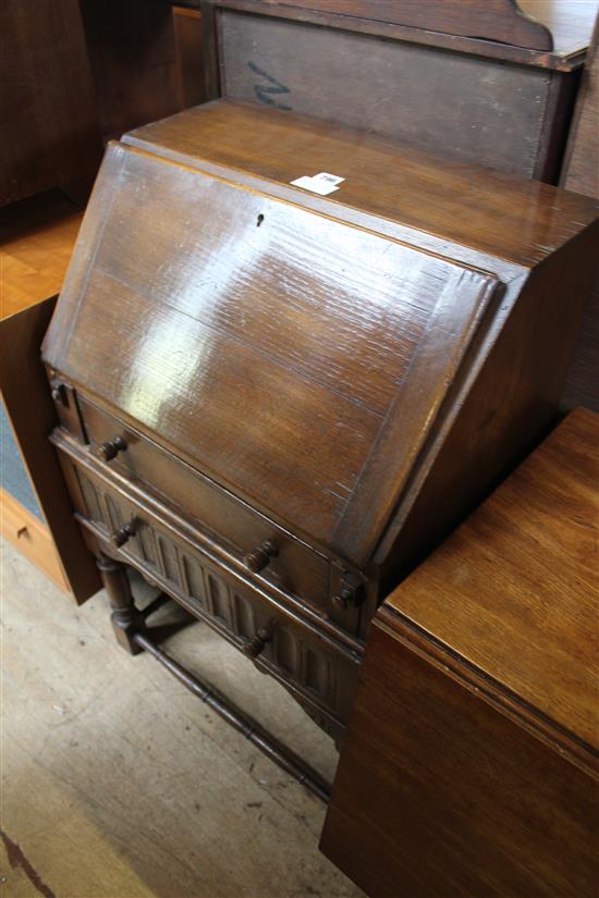 Small oak bureau